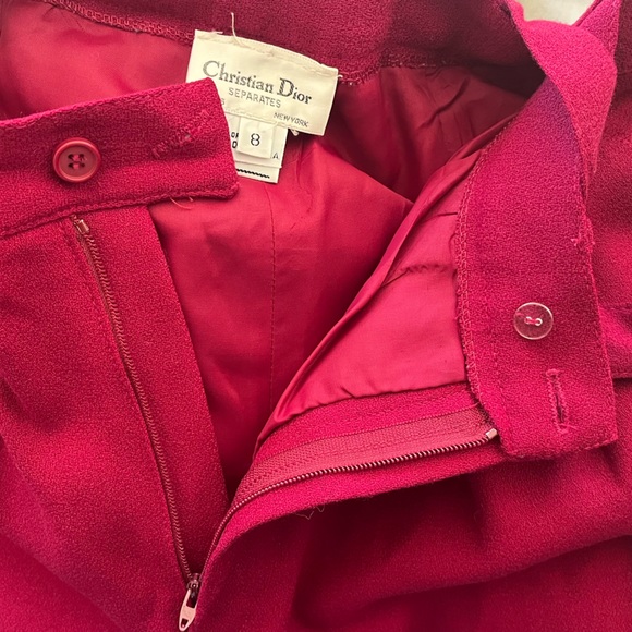 Vintage Christian Dior Separates Wool Pants - Picture 8 of 11